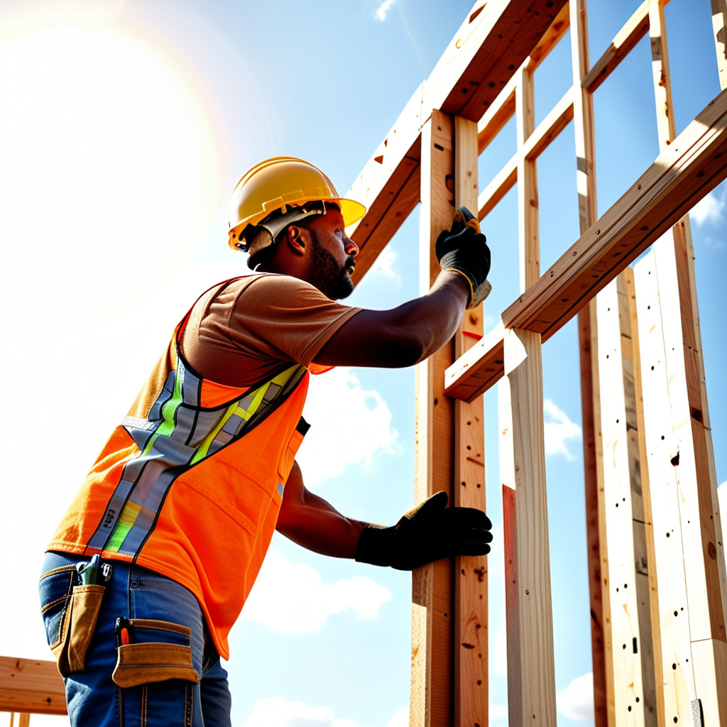 A person in a hard hat and safety vest working on a construction site
AI-generated content may be incorrect.
